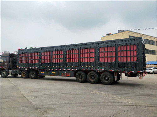 仓栅式自卸半挂车