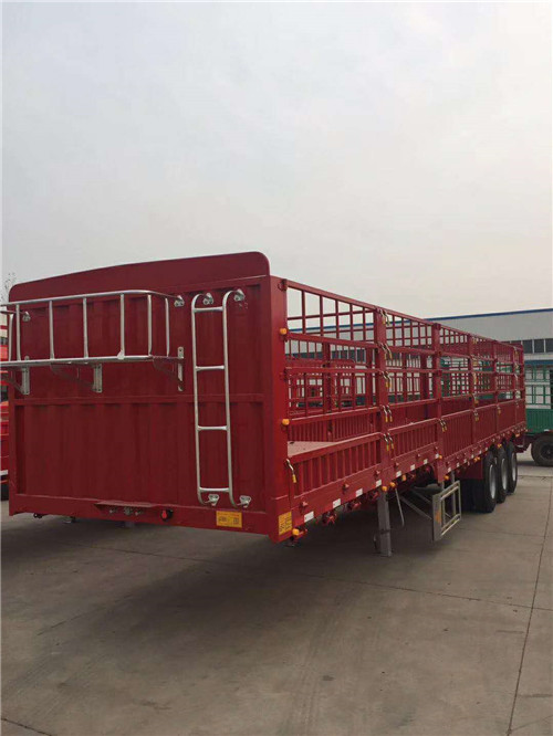 重型仓栅式半挂车