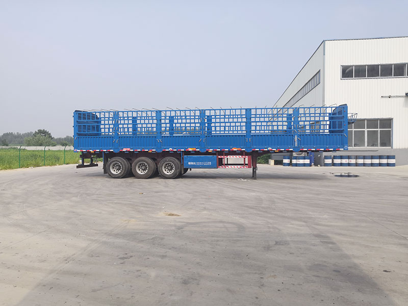 仓栏式自卸半挂车