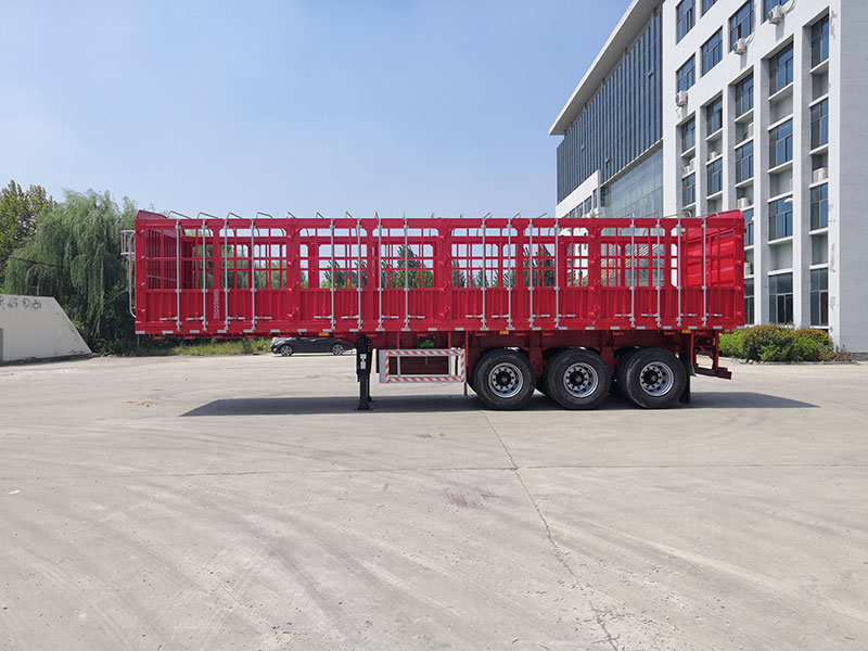 侧翻自卸半挂车